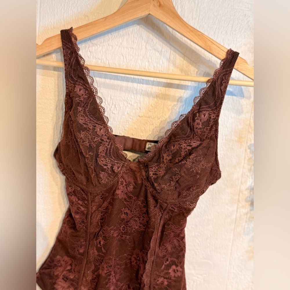 Say You Love Me Bodysuit NWOT mink - Picture 3 of 6